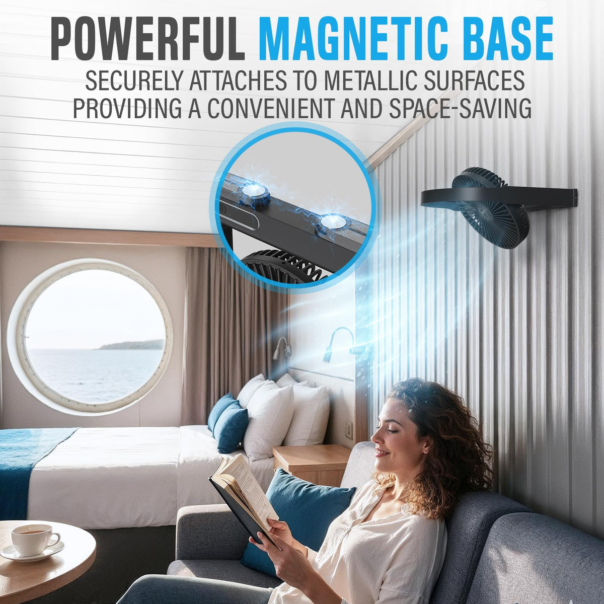 Magnetic Fan with Remote Control K88171
