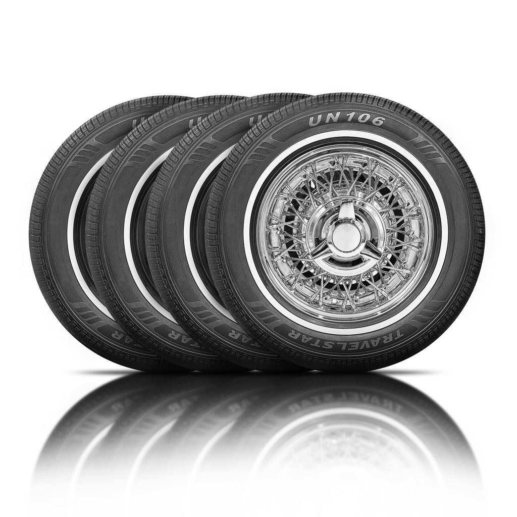 Set of 4 White Wall Radial Tire F99045