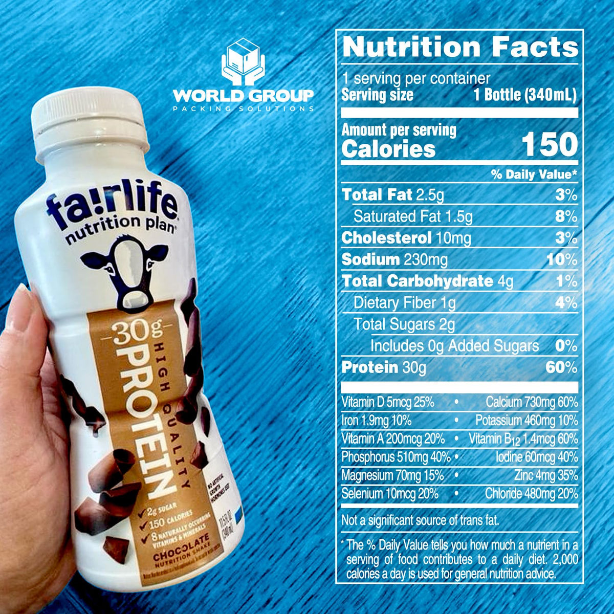 High Protein Chocolate Shake 11.5 Fl Oz (Pack of 12) Z870
