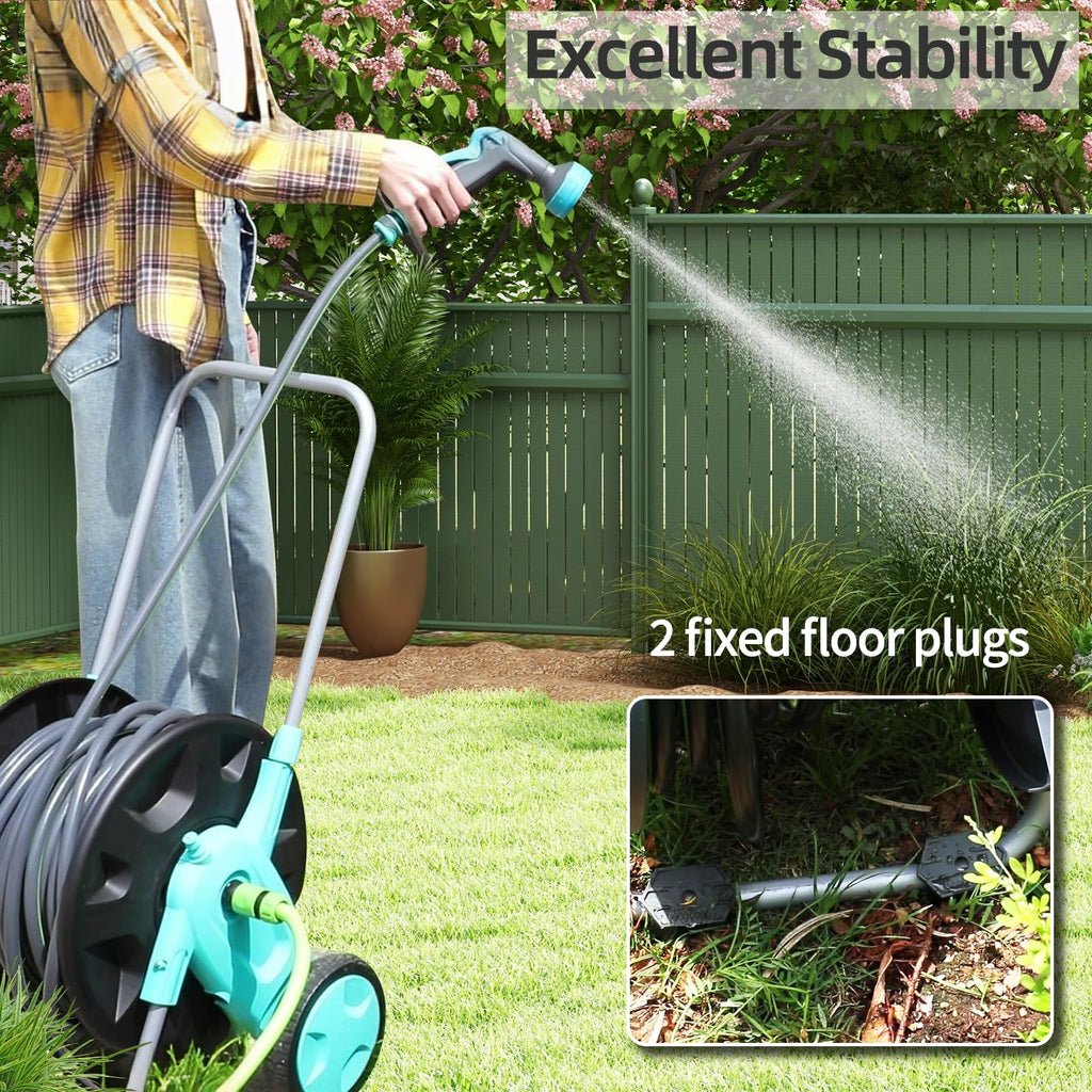 Garden Hose Reel Cart D297107