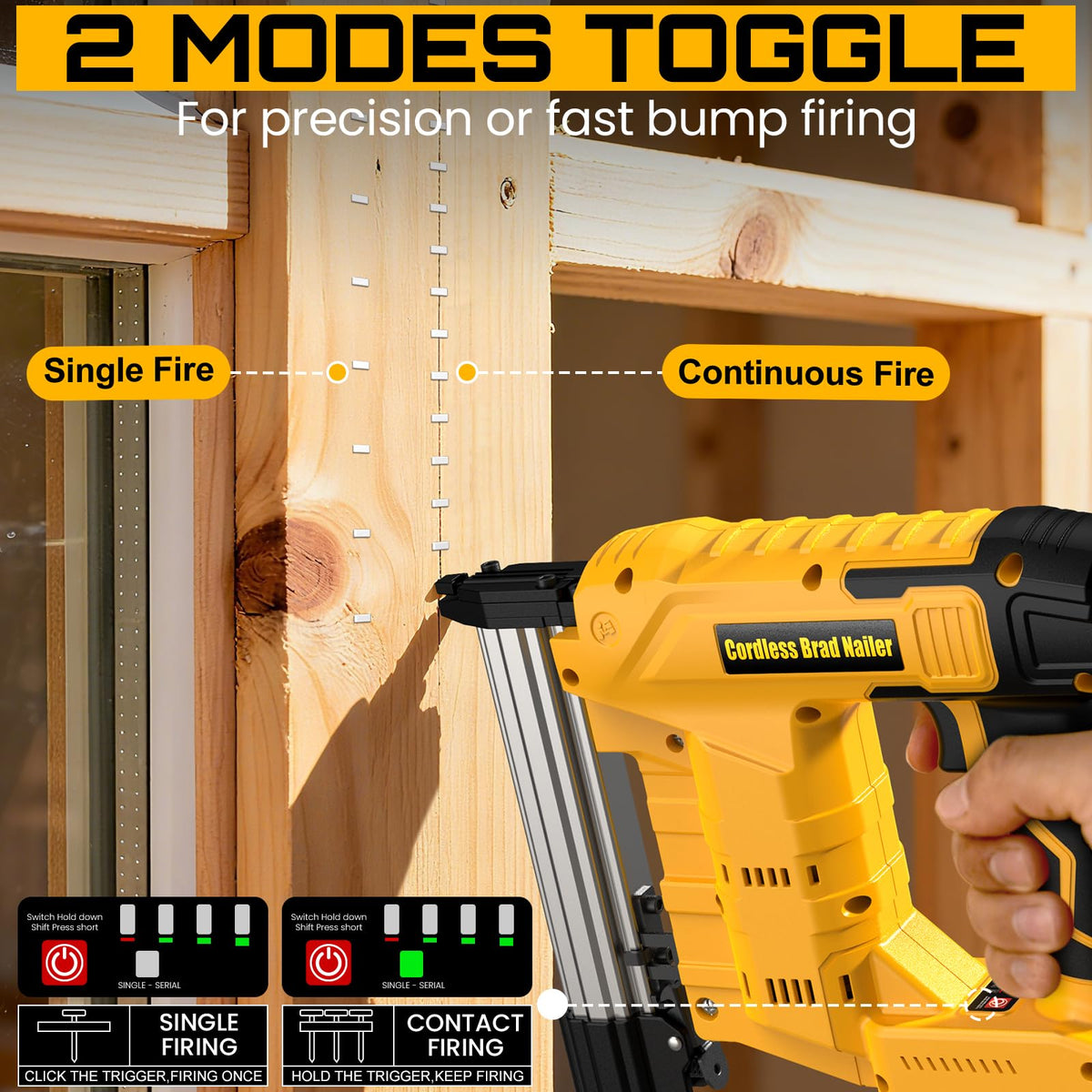 18 Gauge Cordless Brad Nailer & Staple Gun D56913