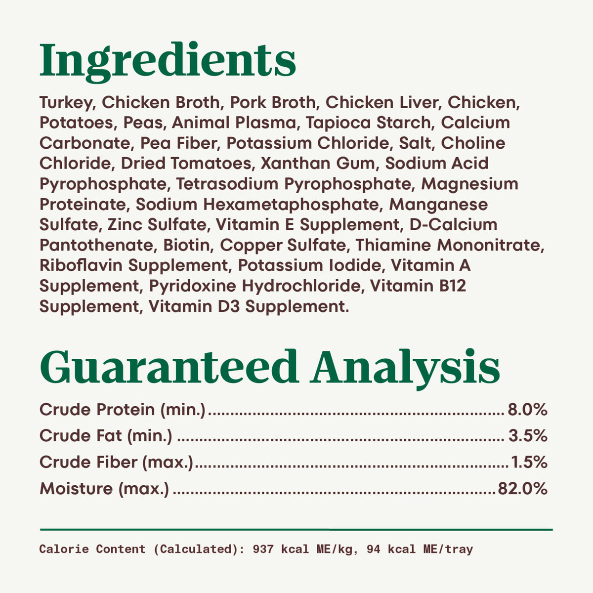 Wet Dog Food 3.5 oz 24 Count X1760
