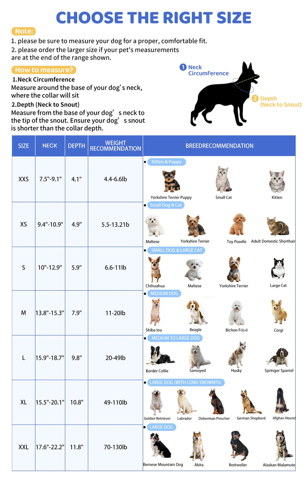 Soft Dog Cone Collar Adjustable Washable R4829