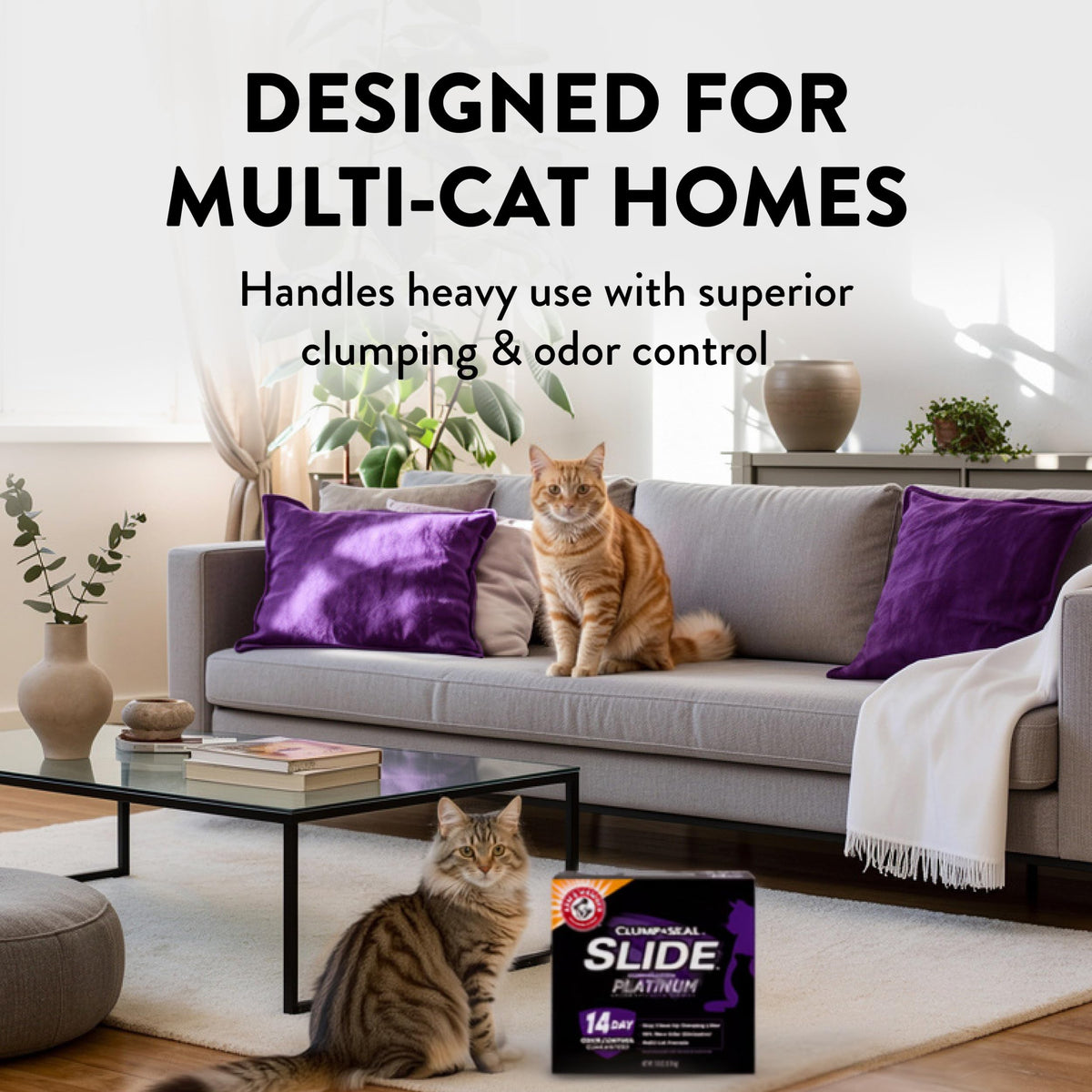 Clumping Cat Litter, 27.5 Lbs A3797