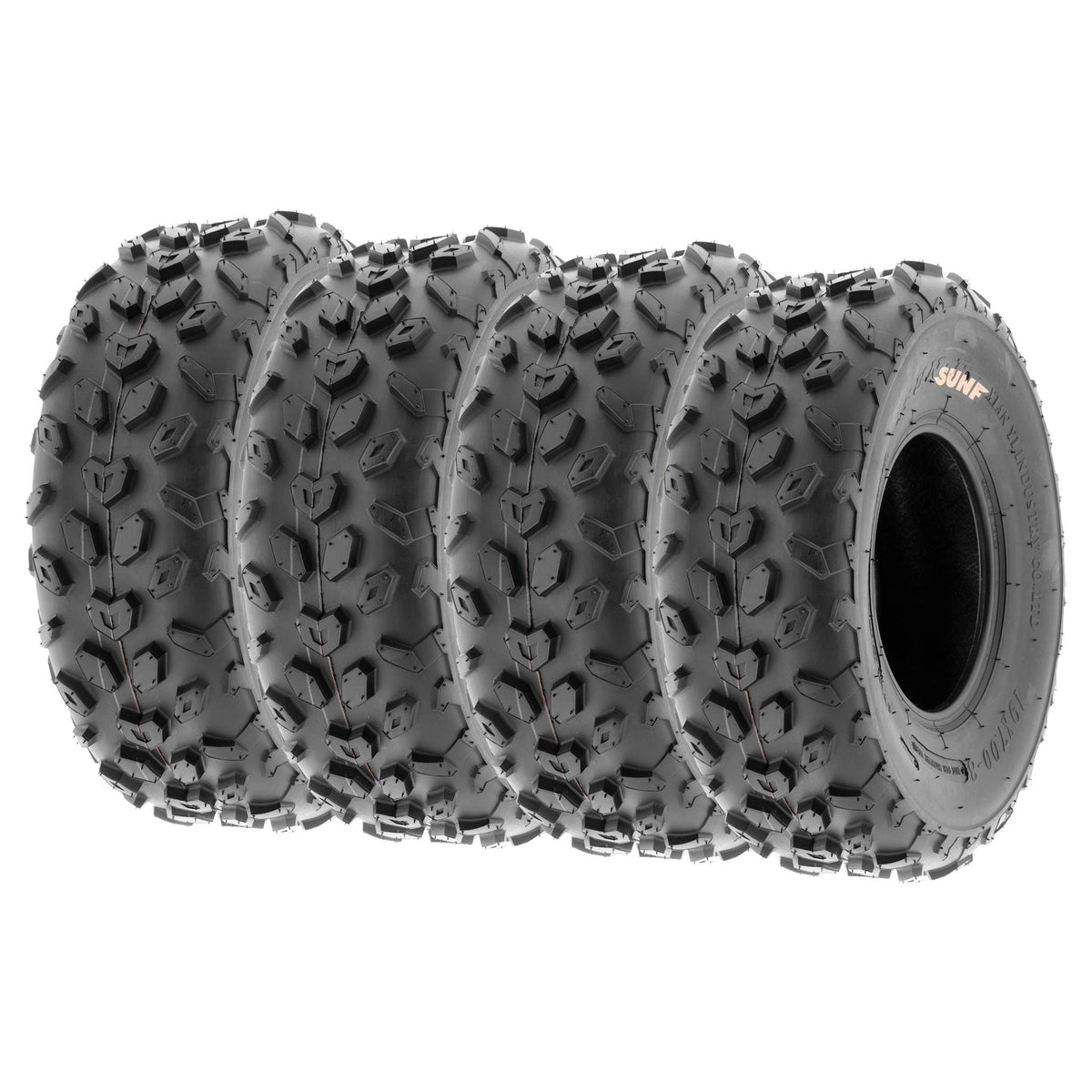19x7-8 Tubeless 6 Ply Set of 4 O355