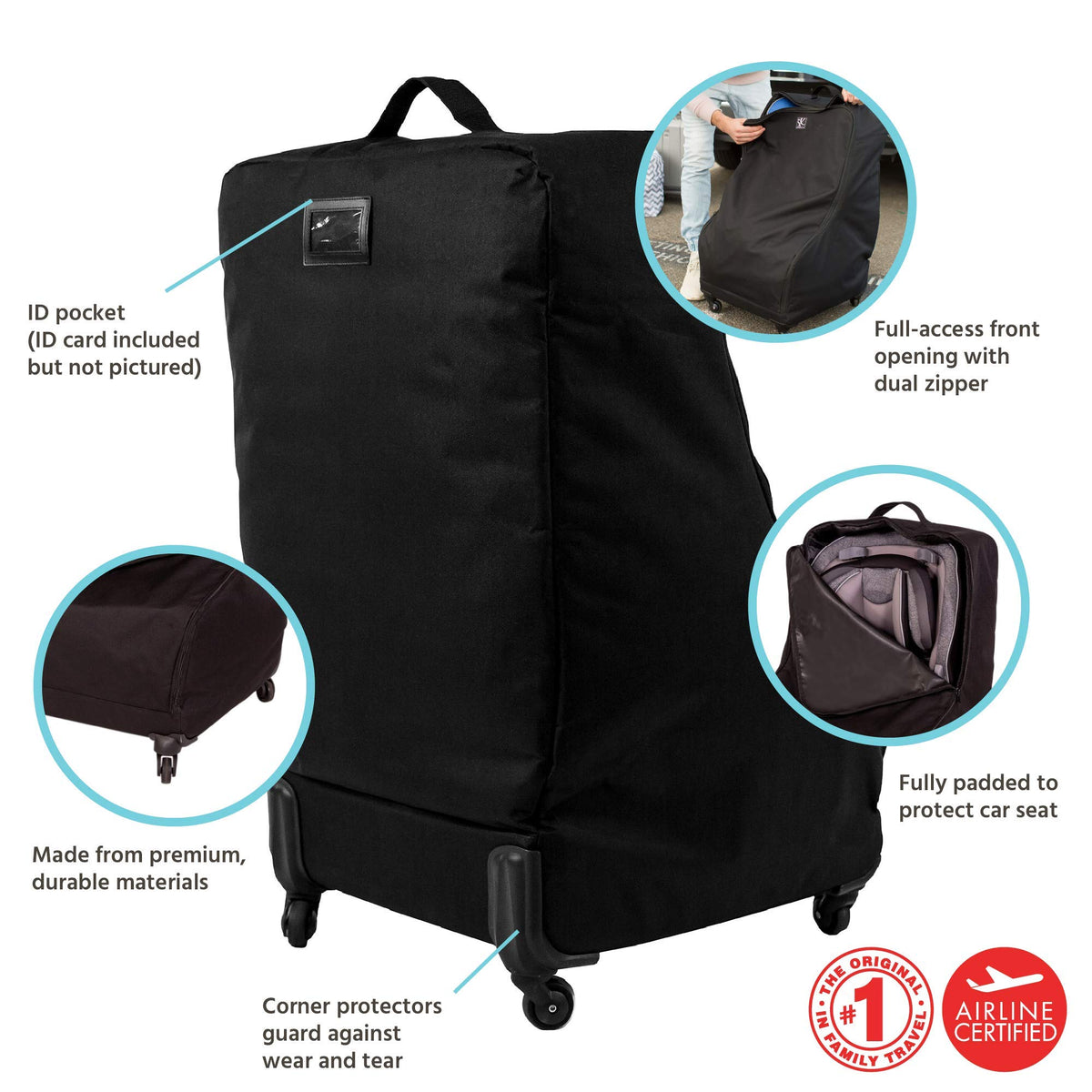 Padded Car Seat Travel Bag B492