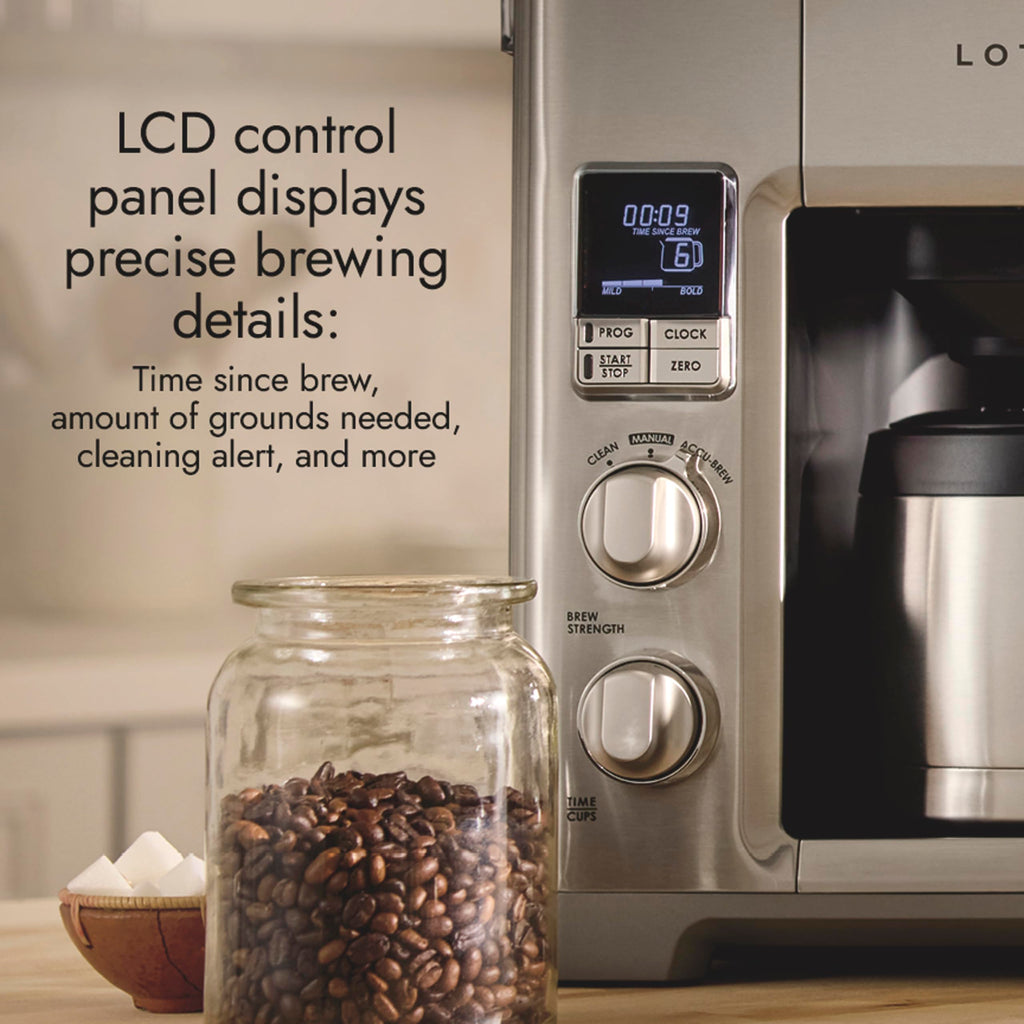 Programmable 10-Cup Stainless Steel Coffee Maker F404111