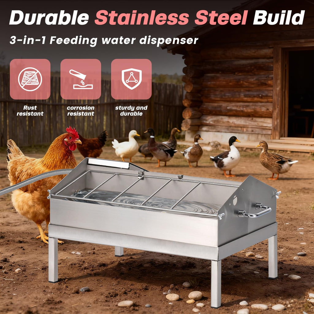 Automatic Chicken Waterer and Feeder B303