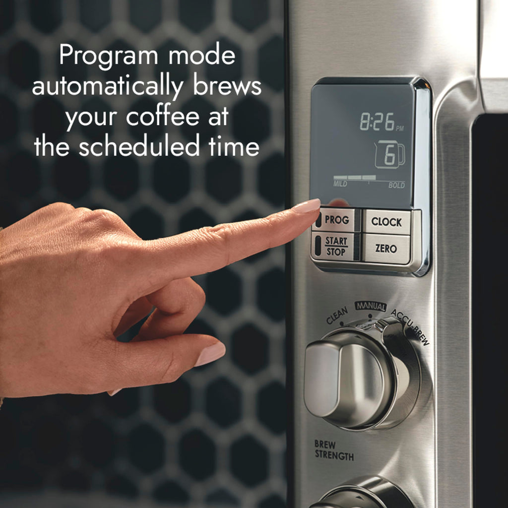 Programmable 10-Cup Stainless Steel Coffee Maker F404111