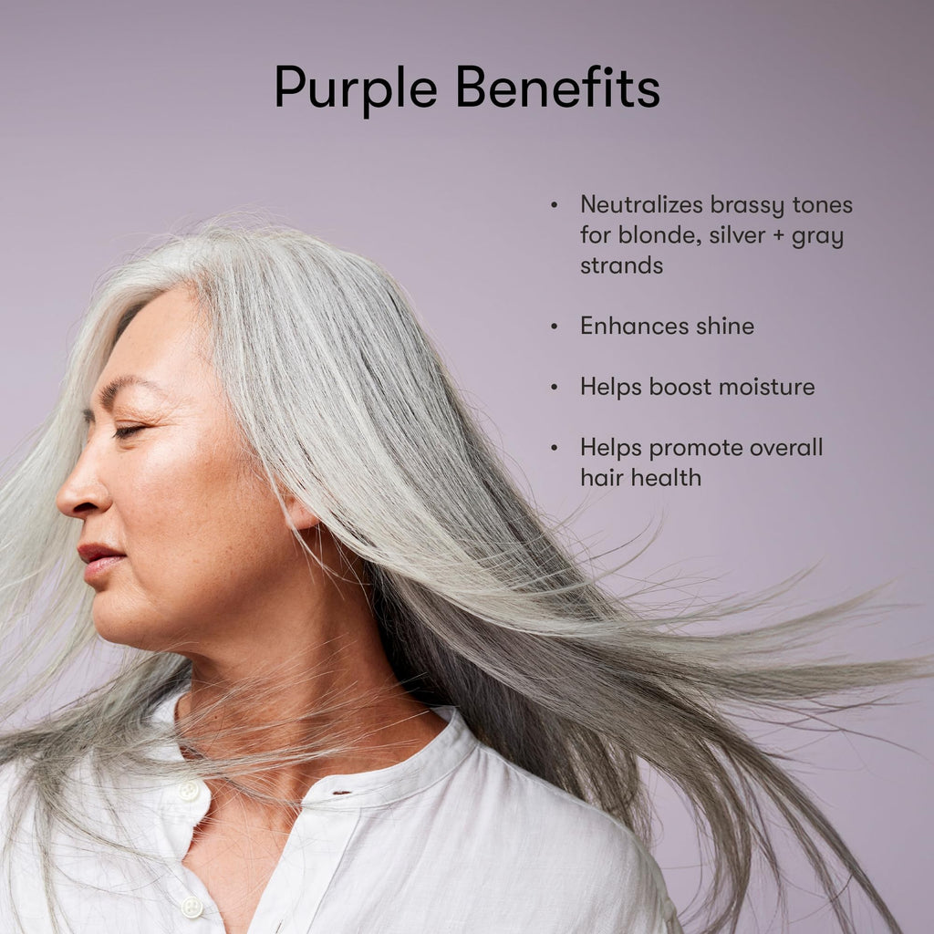 Sulfate-Free Purple Shampoo & Conditioner Set D738