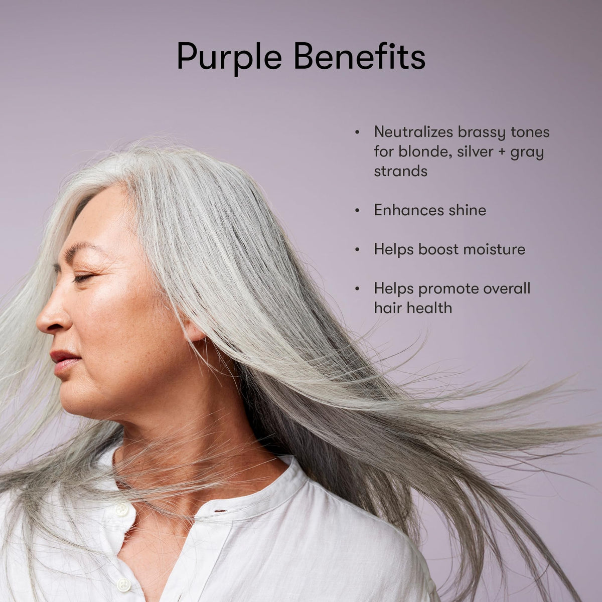 Sulfate-Free Purple Shampoo & Conditioner Set D738