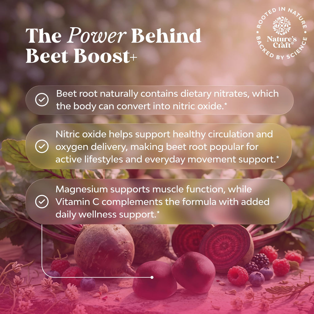 Beet Root Gummies with Vitamin C 60 Ct S340904