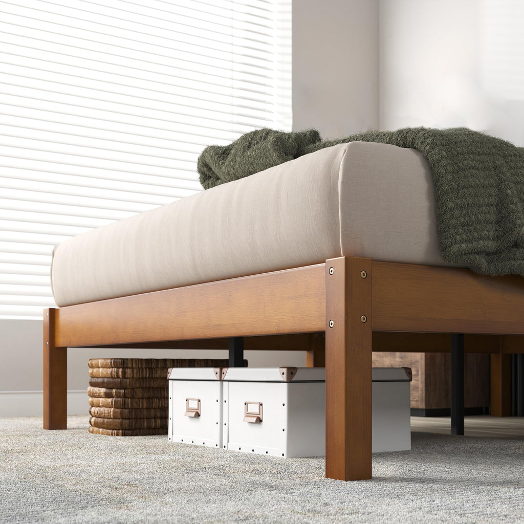 14 Inch Bamboo Platform Bed Frame, Queen T337200