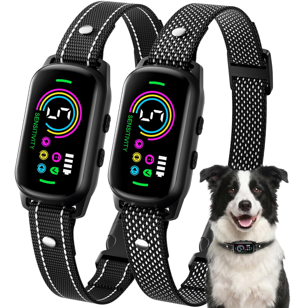 2 Pack Bark Collar with 5 Modes S6927