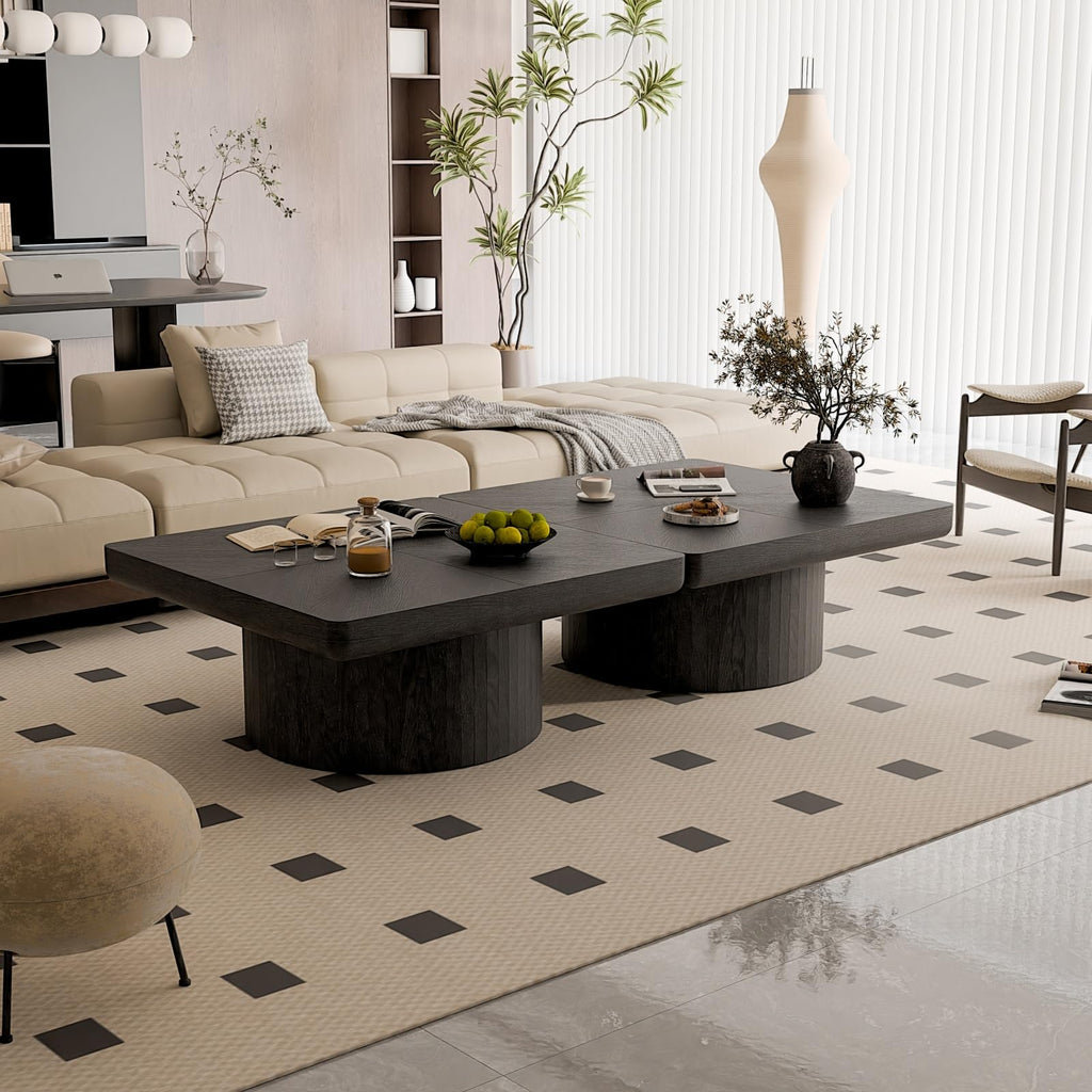 Black Square Coffee Table D748644