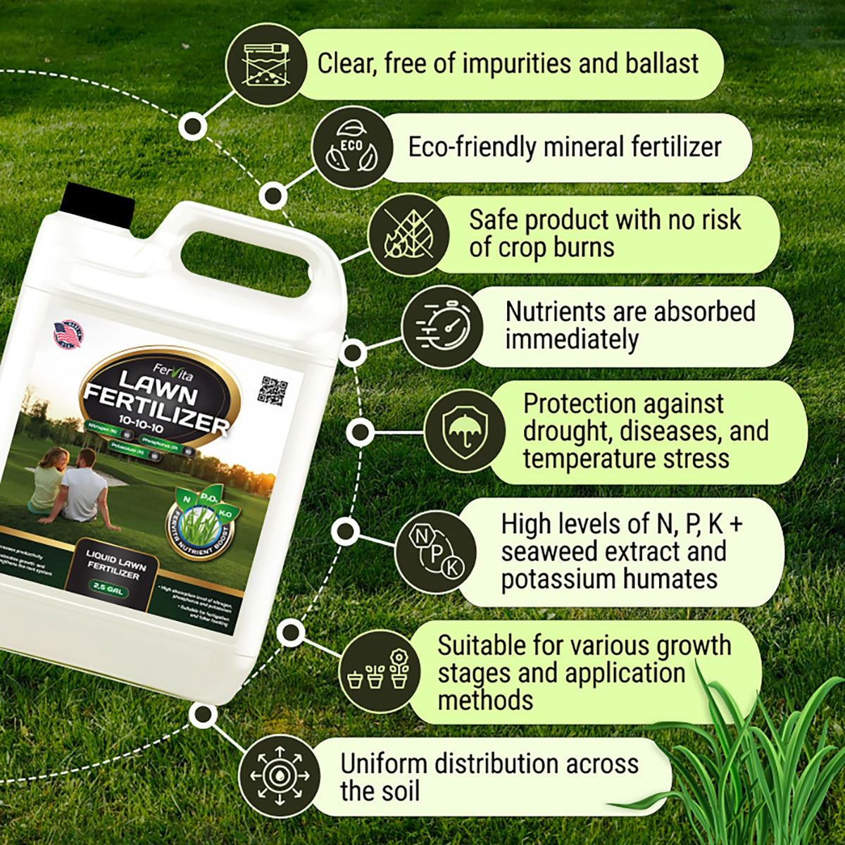 10-10-10 All Purpose Liquid Fertilizer 1gal N771587
