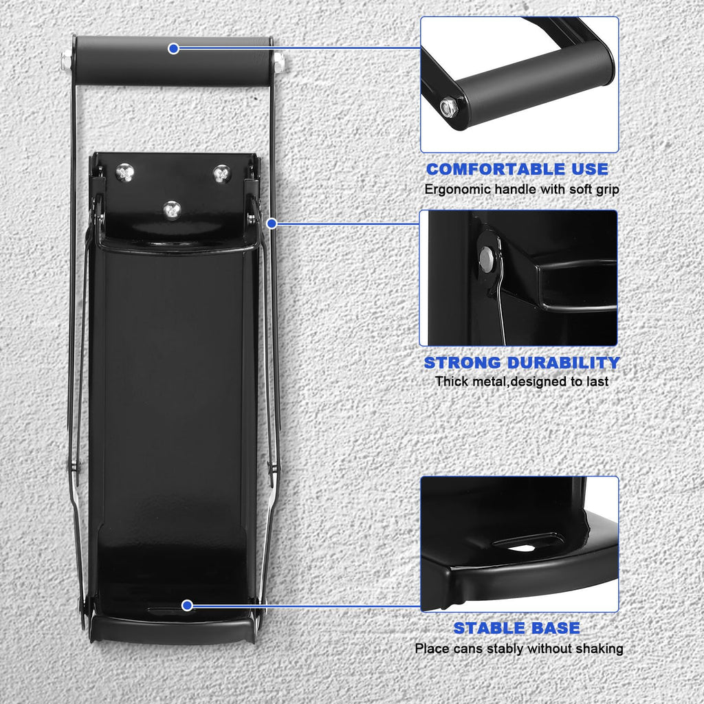 Wall Mounted Stainless Steel Can Crusher with Bottle Opener G3892