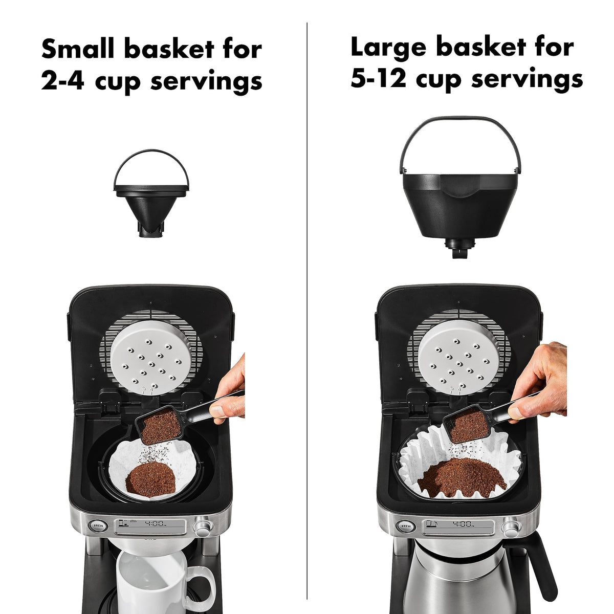 12-Cup Coffee Maker with Single-Serve Function U656069