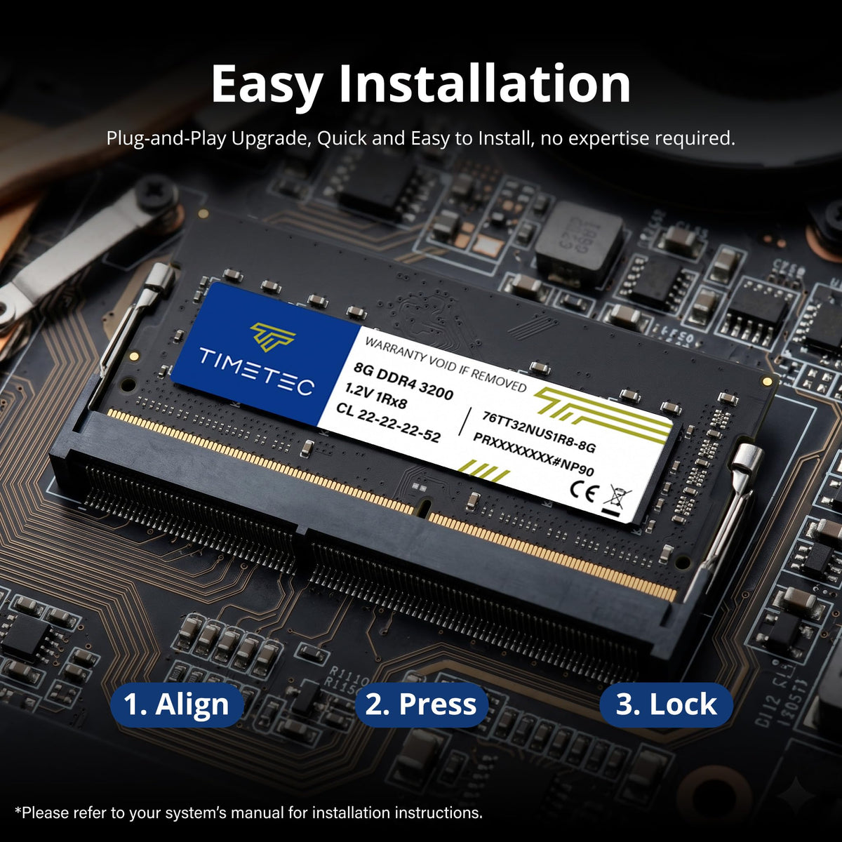 16GB Kit DDR4 3200MHz SODIMM Laptop RAM B1019