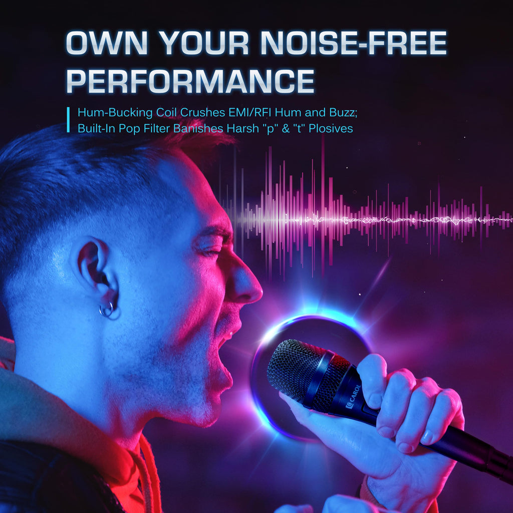 XLR Wired Dynamic Cardioid Vocal Microphone with Switch A8848