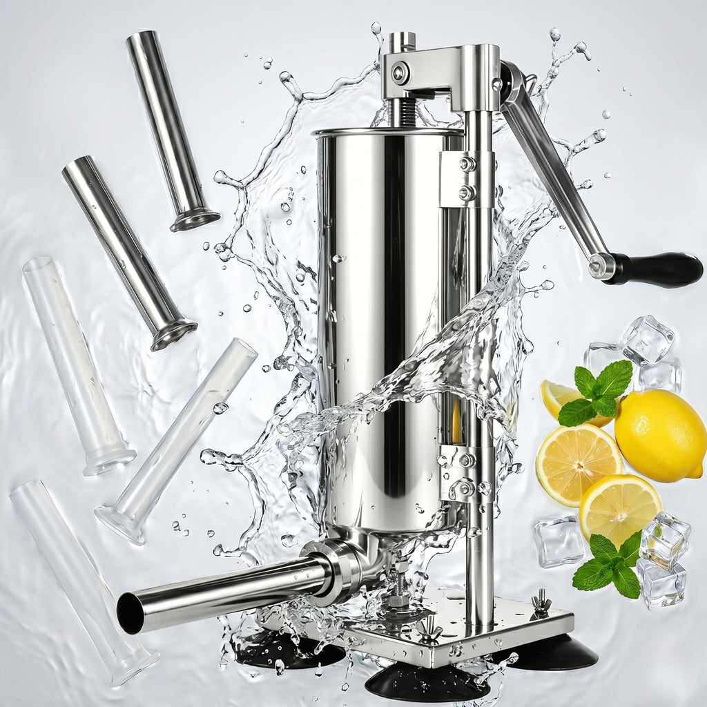 3L Manual Sausage Stuffer Machine 304 Stainless Steel Z765