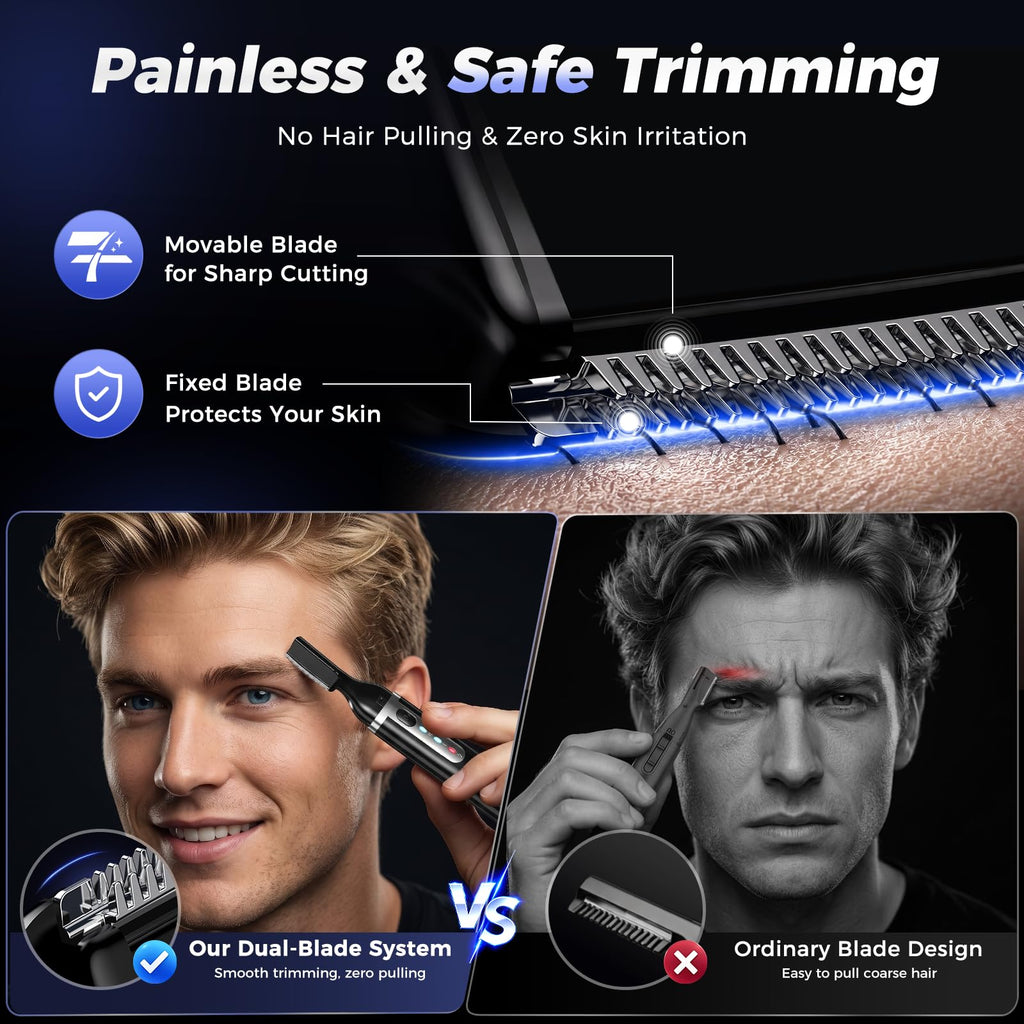 Electric Rechargeable Eyebrow Trimmer with Rinseable Blade N45456