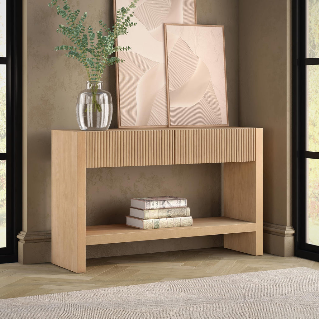 48" Fluted Modern Console Table S290