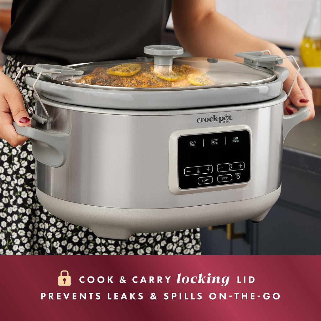 7-Quart Slow Cooker with Sous Vide Function O374482