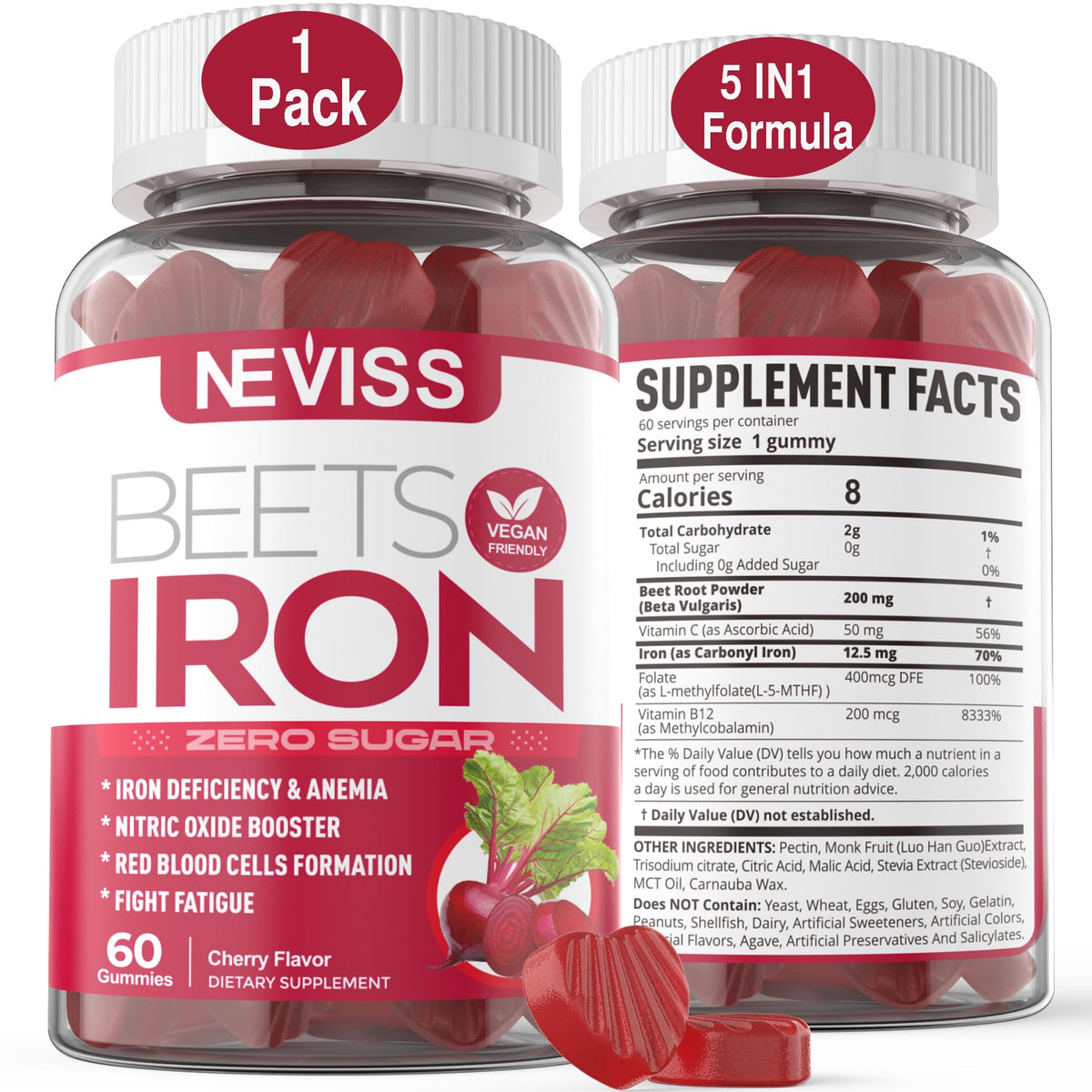 Beet Root Gummies with Iron Z815158