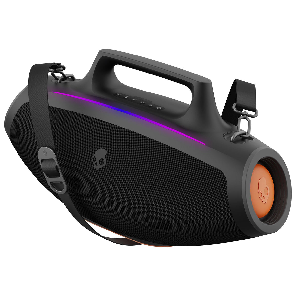 Water-Resistant Wireless Portable Bluetooth Boombox Speaker with LED Lightshow R75292