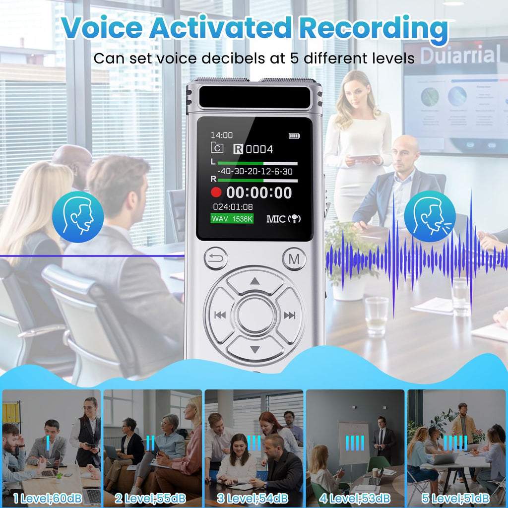 Digital Voice Recorder with Playback X710513