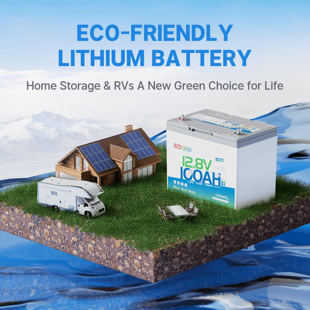 12V 100Ah Group 24 LiFePO4 Lithium Battery T25589