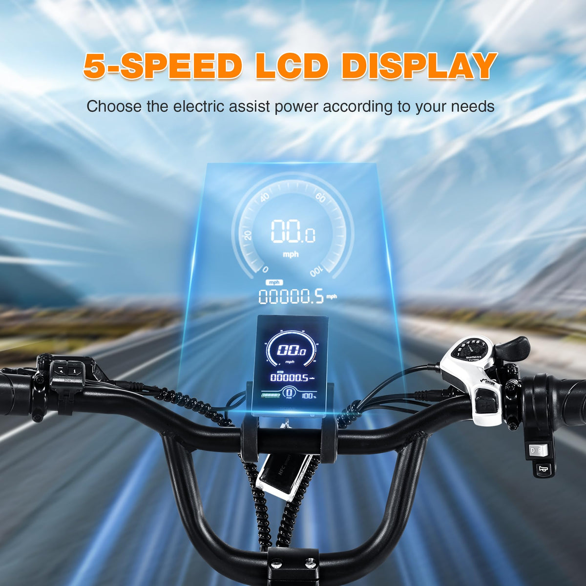 20" Fat Tire Foldable Electric Tricycle T74535