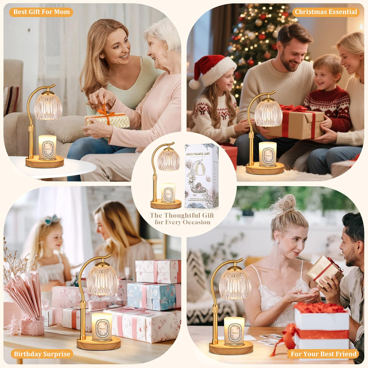 Candle Warmer Lamp with 2 Bulbs U783