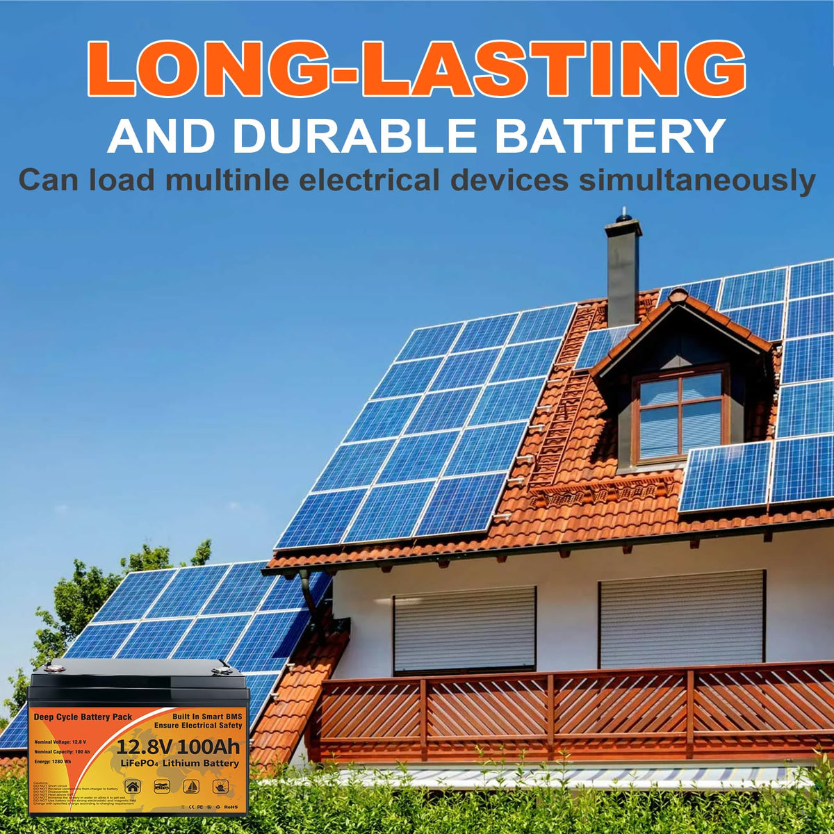 12V 100Ah LiFePO4 Deep Cycle Battery F9395