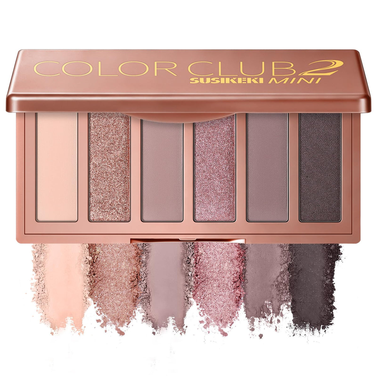Neutral Nude Matte & Shimmer 6 Colors Mini Eyeshadow Palette T693624