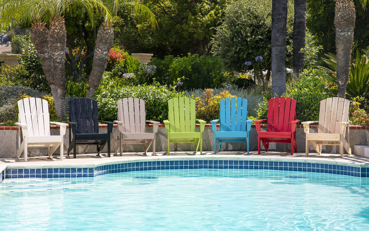 Lime Green Wooden Adirondack Chair E35778