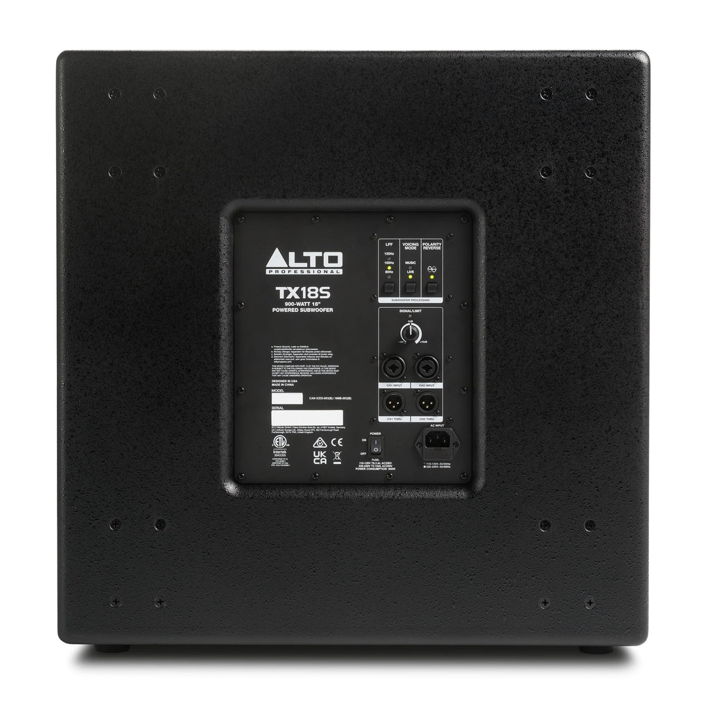 900W 18" Powered PA Subwoofer C40939