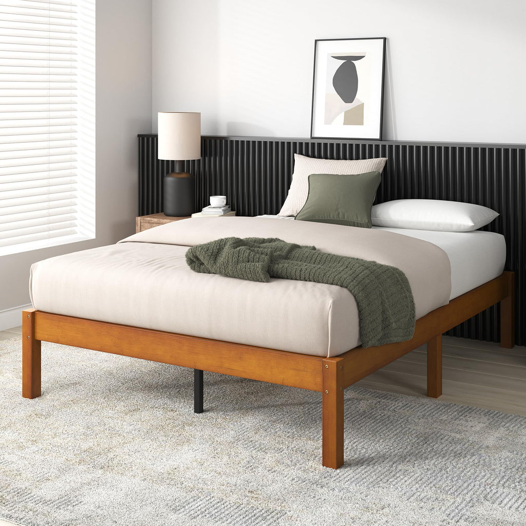 14 Inch Bamboo Platform Bed Frame, Queen T337200