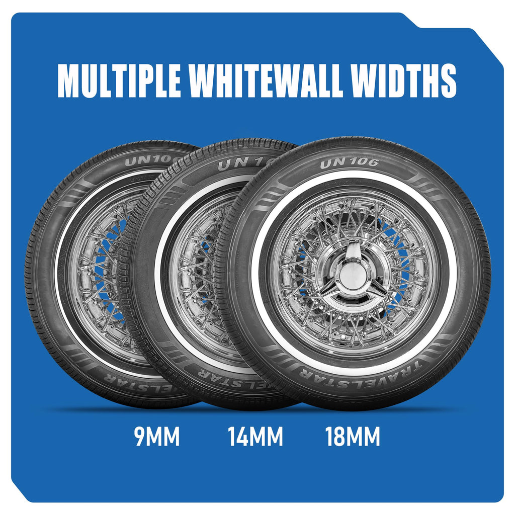 Set of 4 White Wall Radial Tire F99045