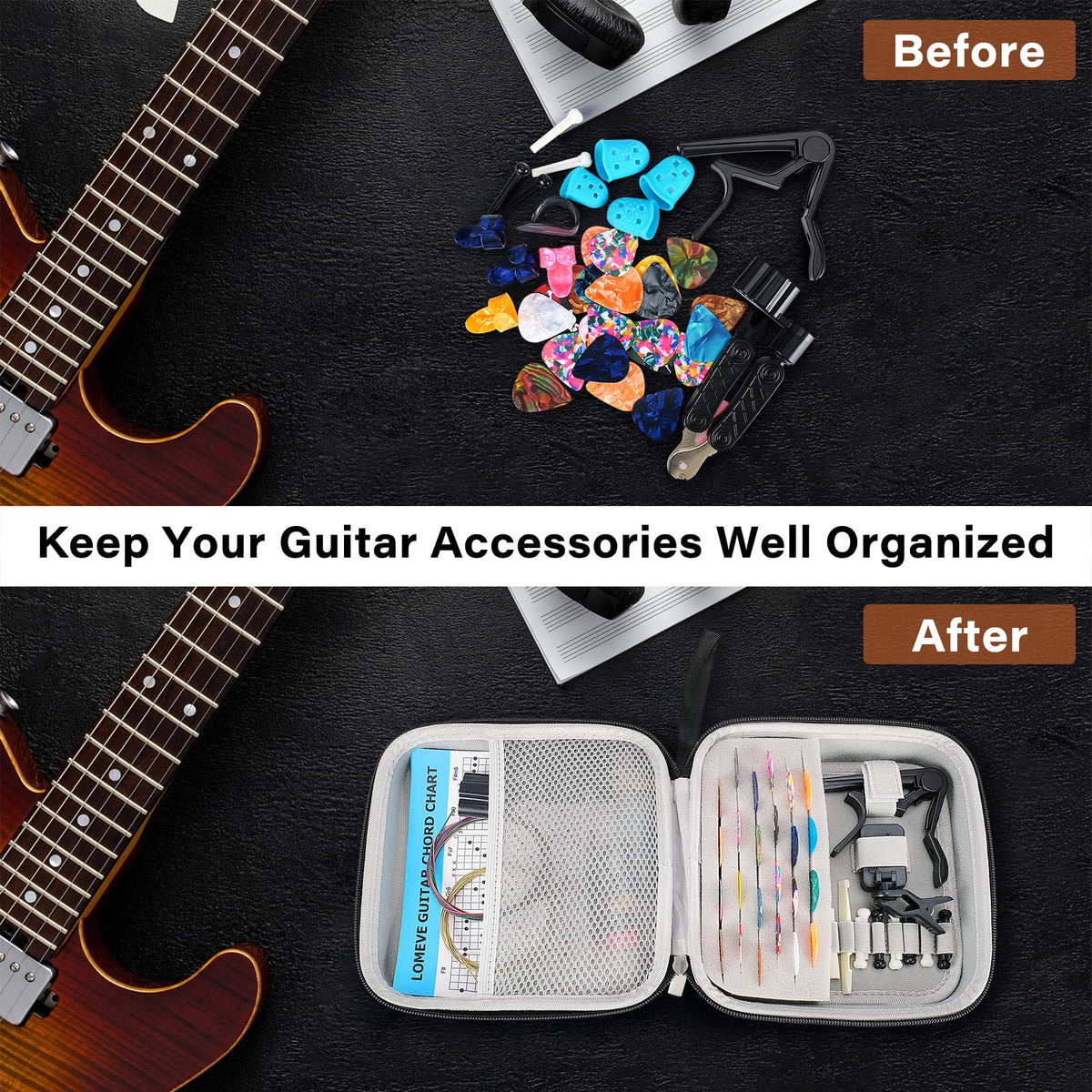 85PCS Guitar Accessories Kit K913592