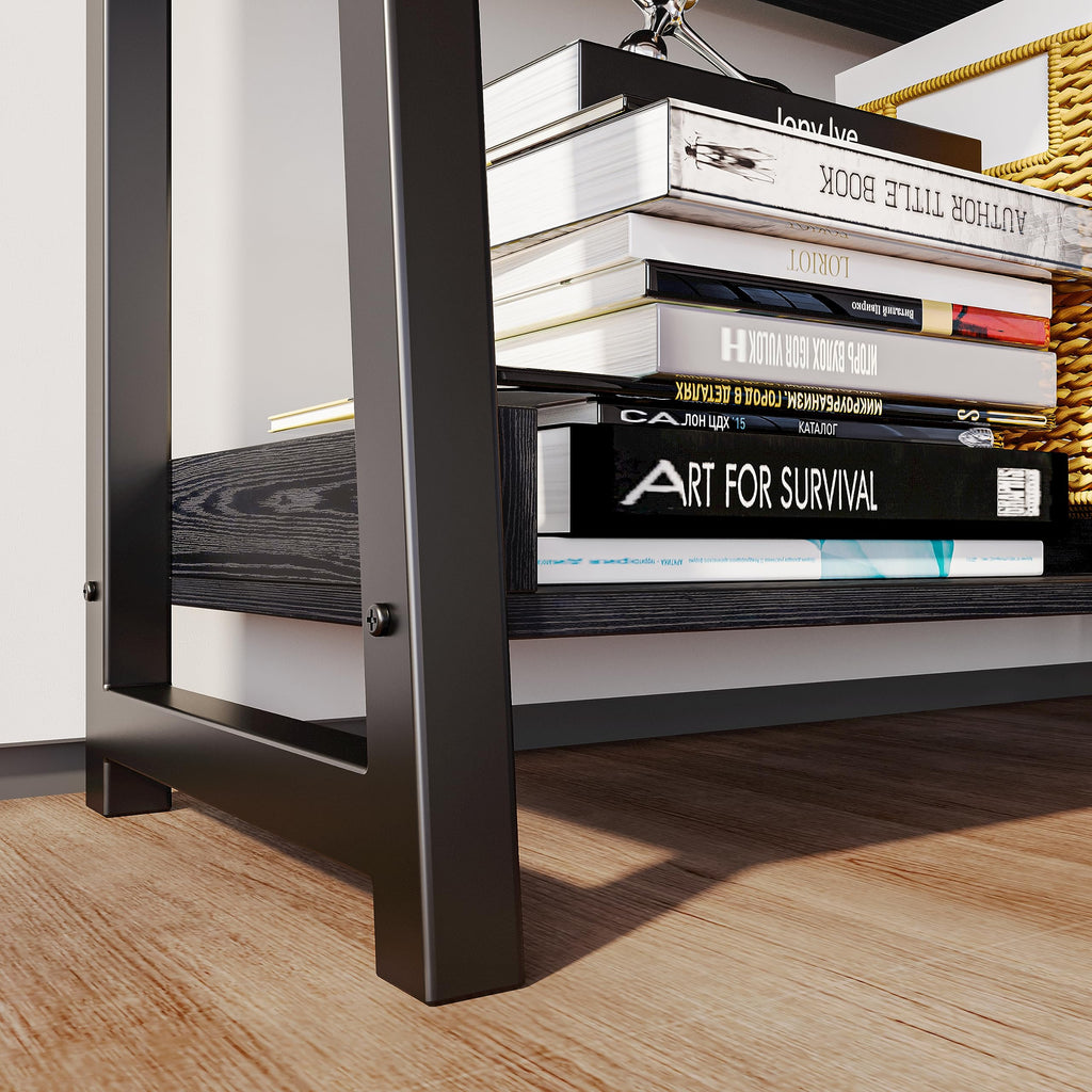 5-Tier Industrial Ladder Shelf Bookcase U680