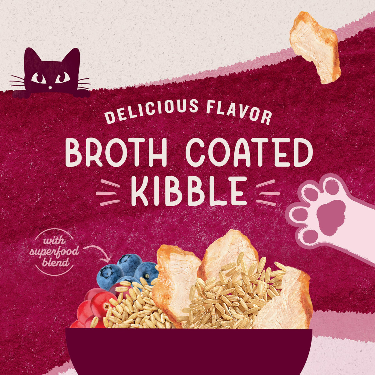 Dry Cat Food Chicken Meal & Salmon Meal 15 lb U62692